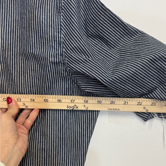 Brixton distressed Brixton Mercey Coverall in Railroad strip coveralls utility - Picture 4 of 5